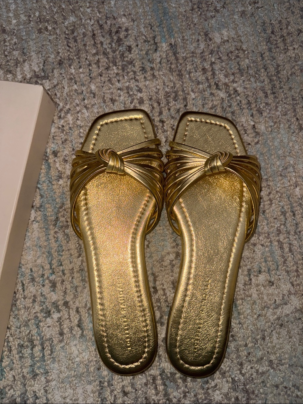 Izzie Gold Sandals - Picture 4 of 8
